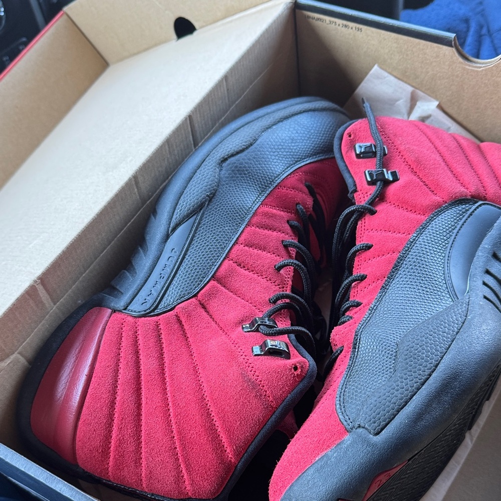 Jordan Red and Black Men's Sneakers